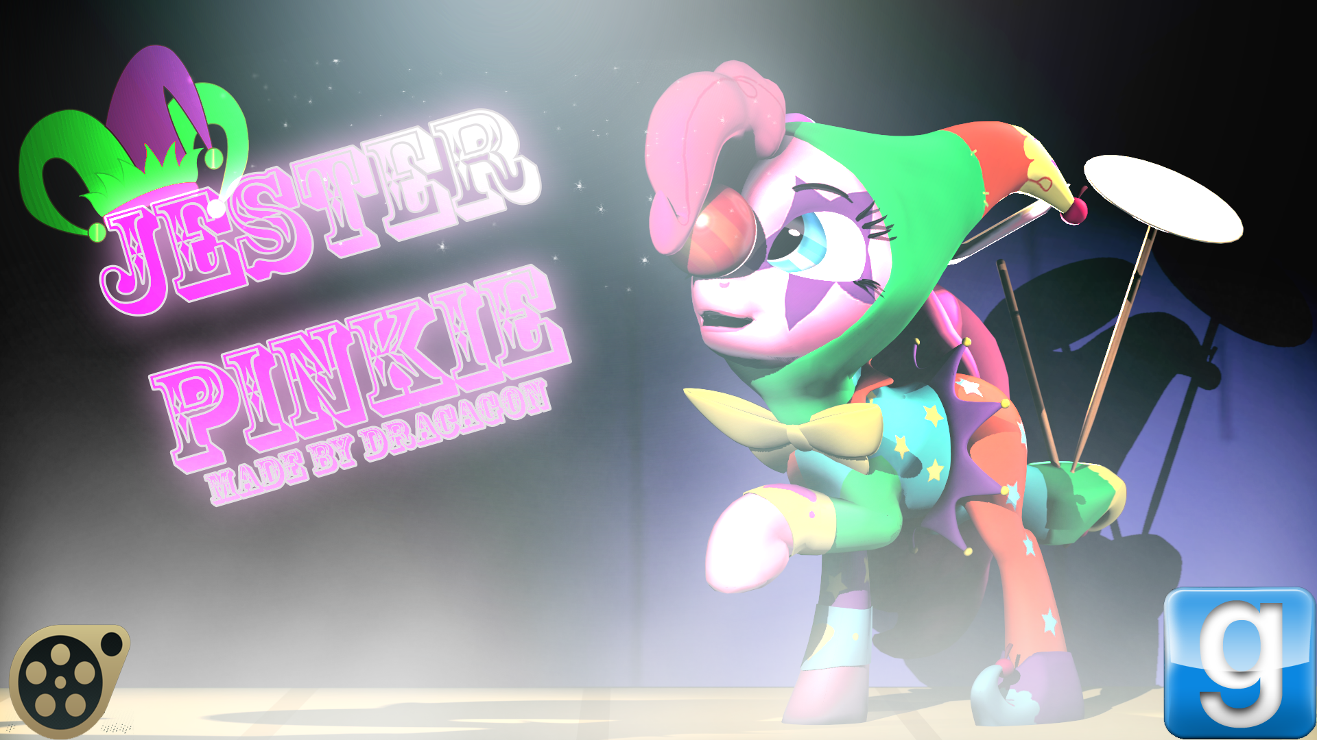 (DL)(SFM)(GMOD) Jester Pinkie Pie