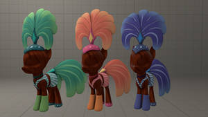 (DL)(SFM)(GMOD) Show Pony Costume