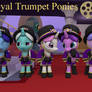 (DL)(SFM) The Royal Trumpet Ponies