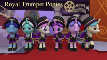 (DL)(SFM) The Royal Trumpet Ponies