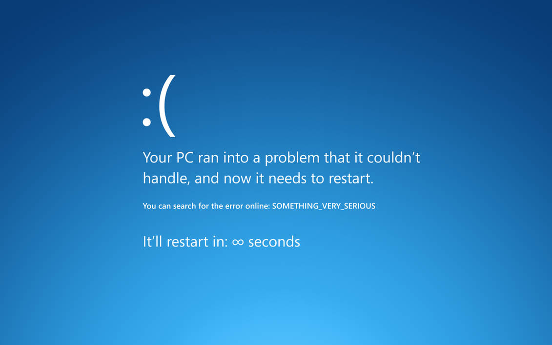 Blue screen of sadness by potasiyam