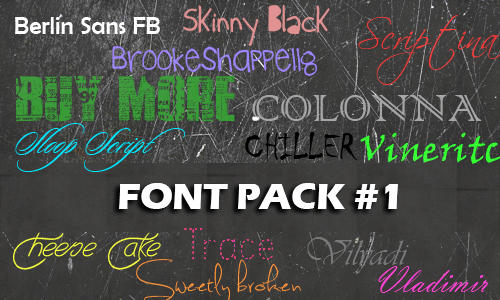 Font Pack#1