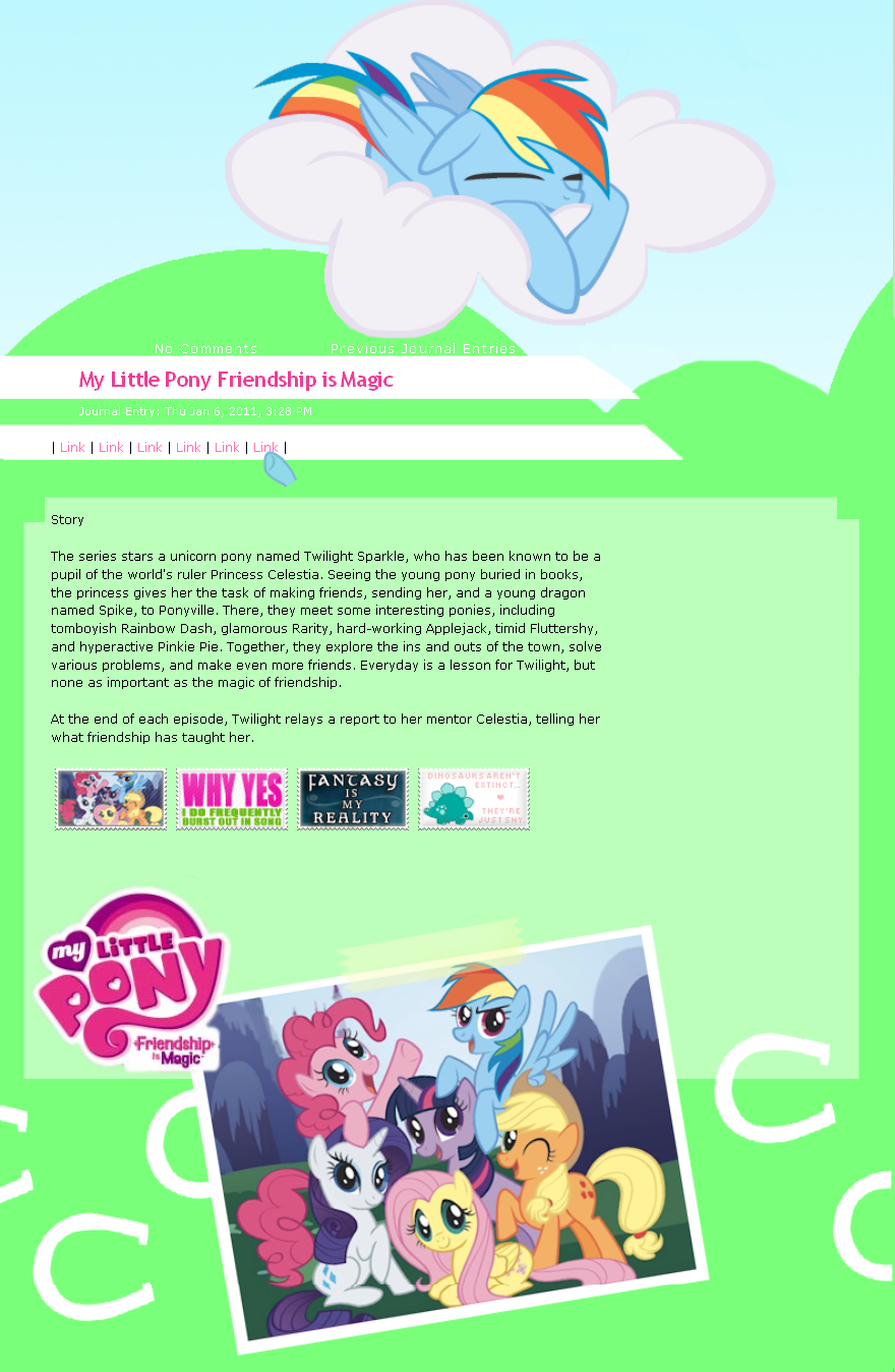 MLP FiM journal Css