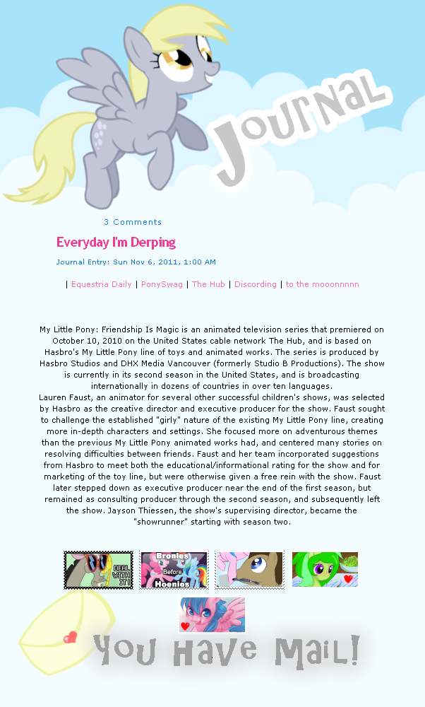 Derpy Journal CSS Skin