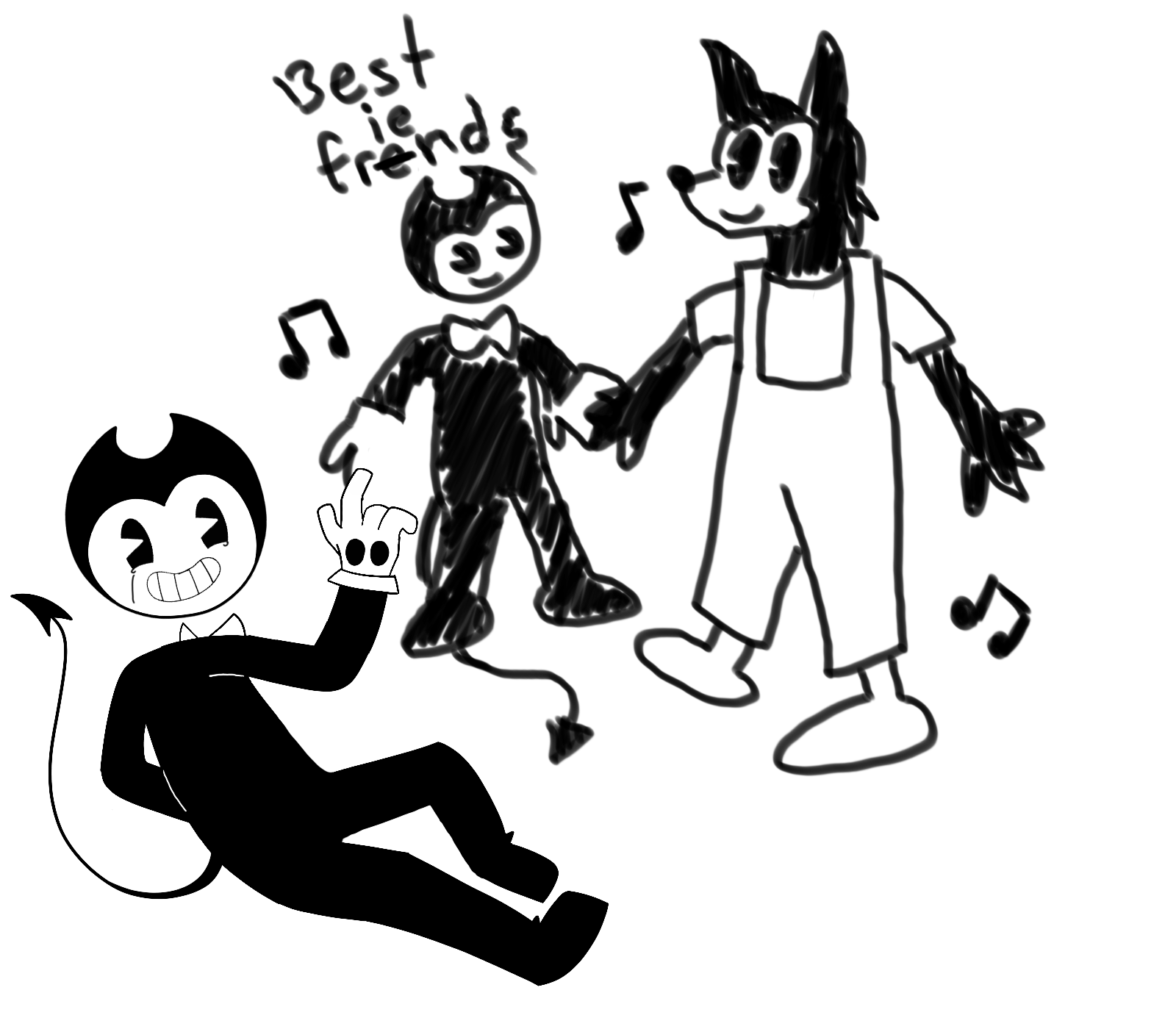 Bendy and Boris by LSTheNinjaKitten on DeviantArt