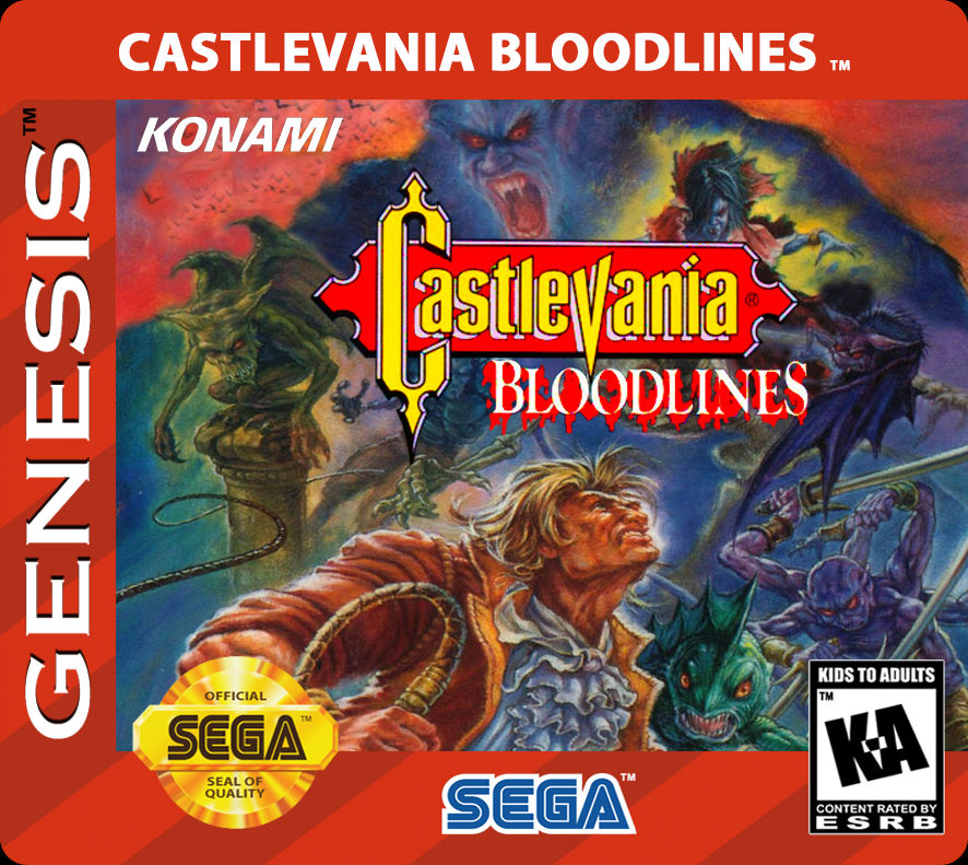 Castlevania bloodlines 2024 sega genesis
