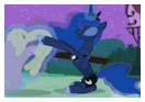 Luna and Fluttershy by GeminiGirl83