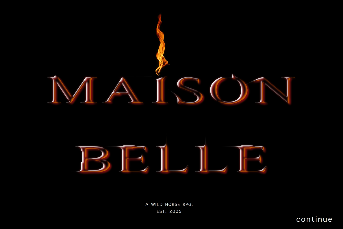 The Maison Belle Interactive Flash
