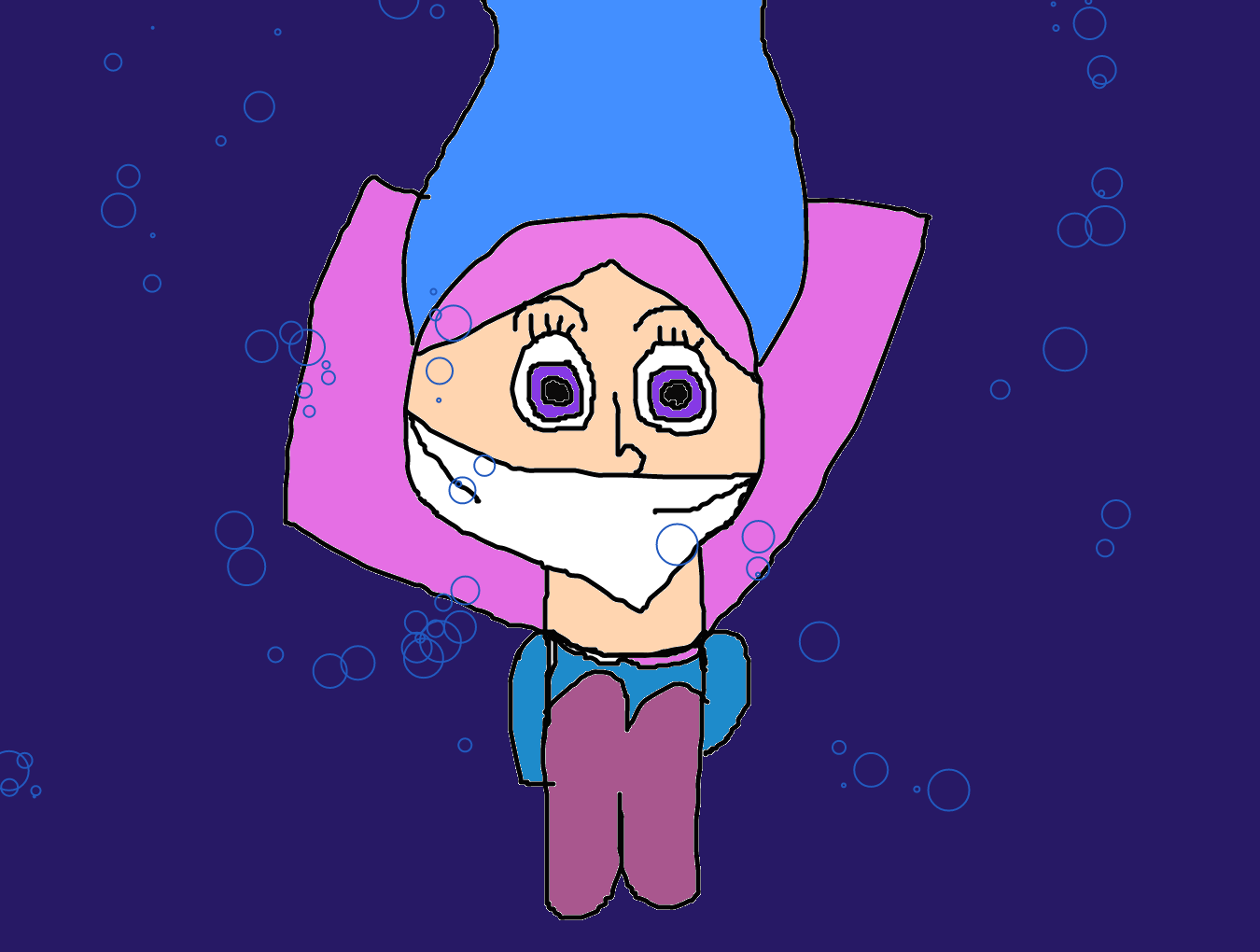 the princess is downed in the deep by mattjohn1992 on DeviantArt