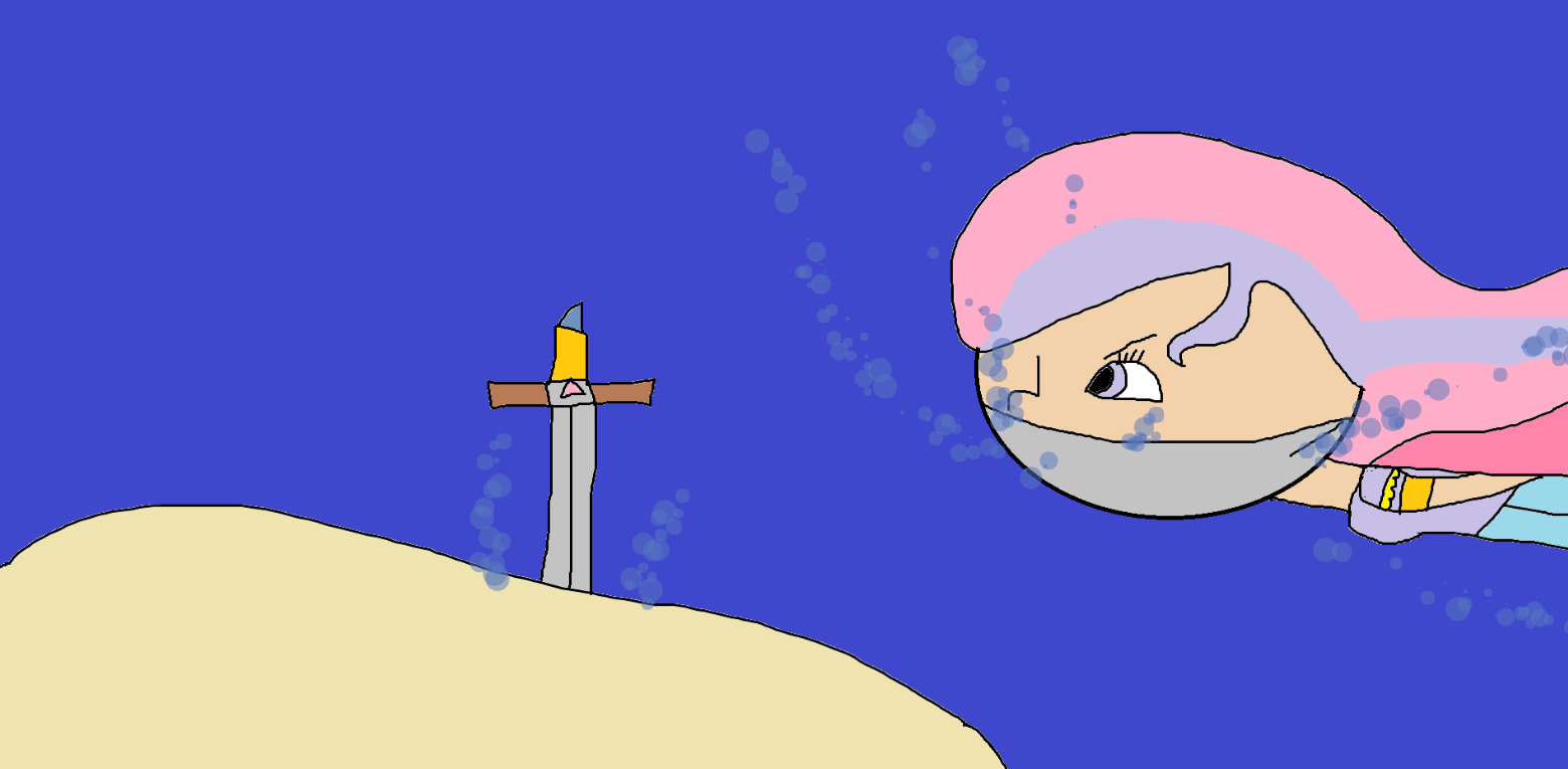 the a warrior princess in underwater Deep by mattjohn1992 on DeviantArt