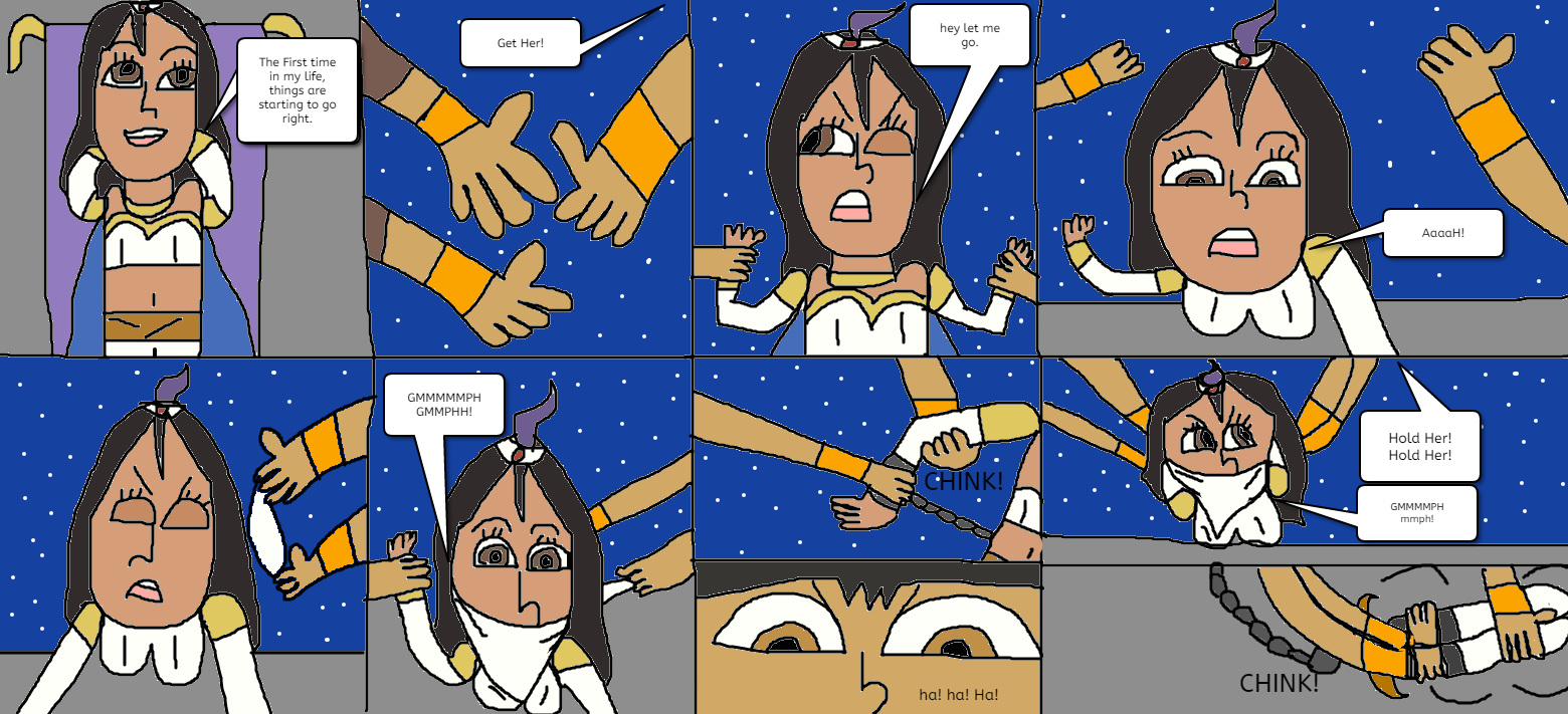 Princess Alana tied up in water, page 3 by mattjohn1992 on DeviantArt