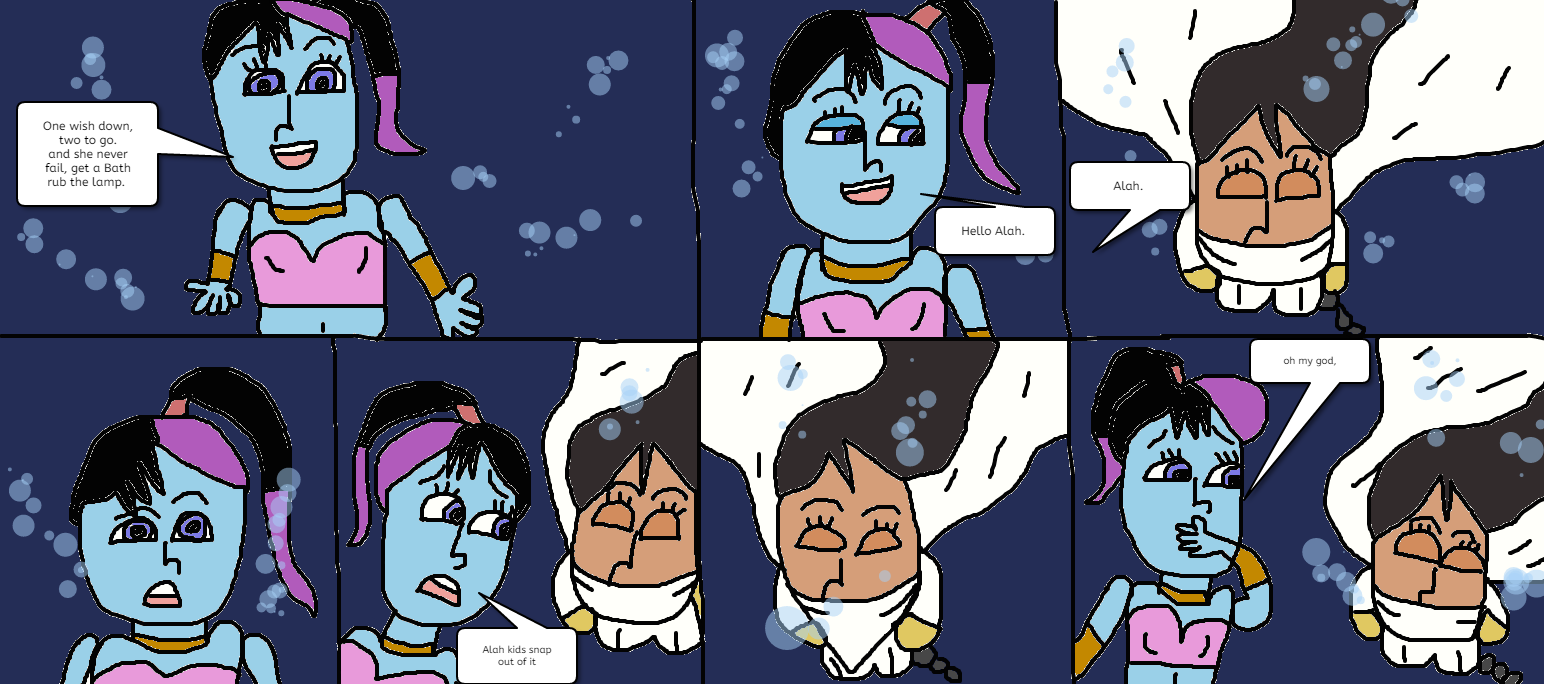 Princess Alana tied up in water, page 10 by mattjohn1992 on DeviantArt