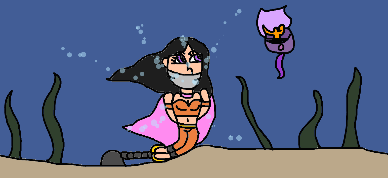 Arabian princess tied up in the Deep cover by mattjohn1992 on DeviantArt