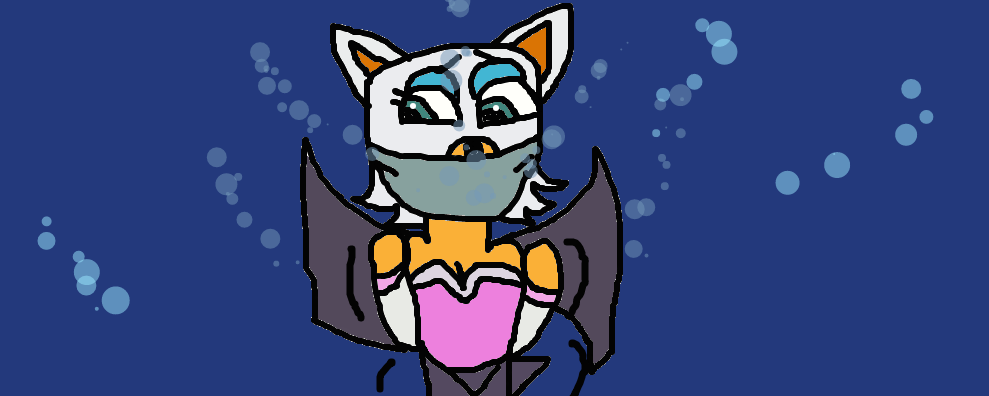 Rouge the Bat tied up in the Deep by mattjohn1992 on DeviantArt