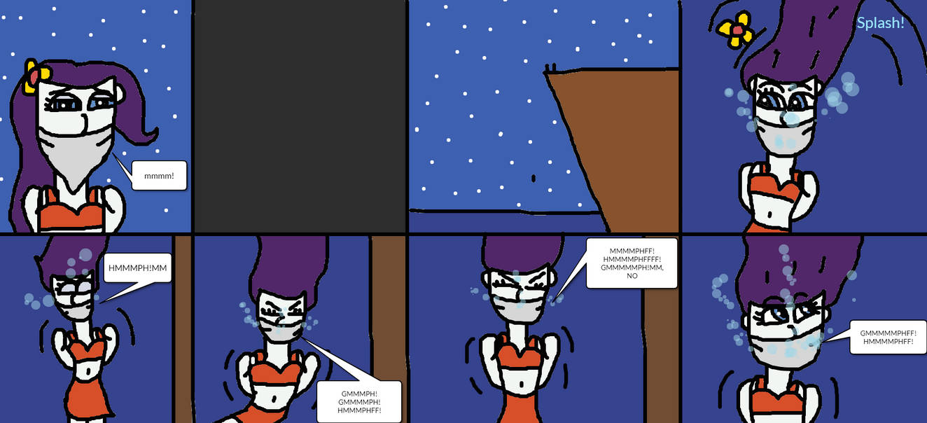Rarity tied up in the water Deep page 4 by mattjohn1992 on DeviantArt