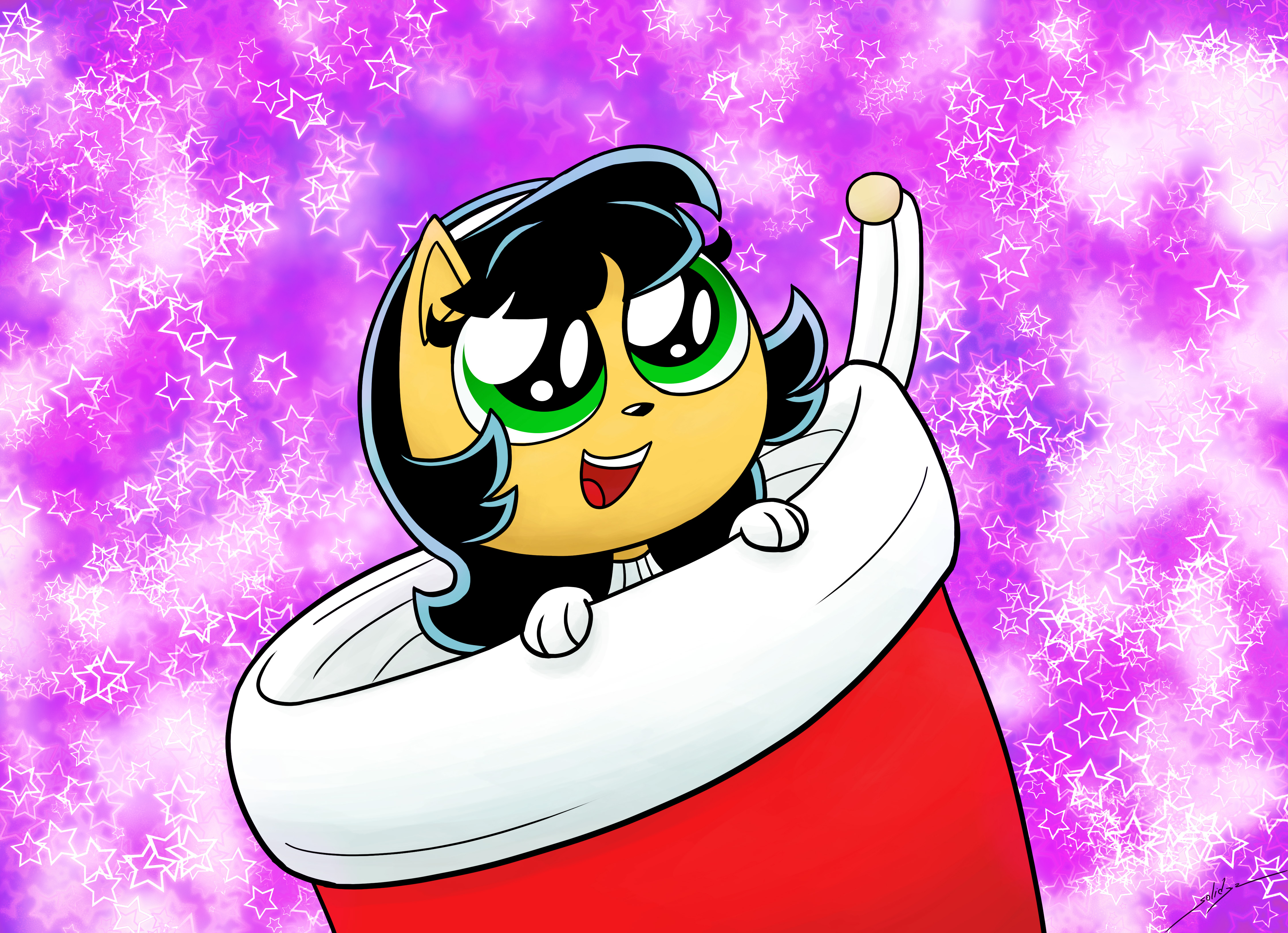 Kat in the Sock by solid32 on DeviantArt