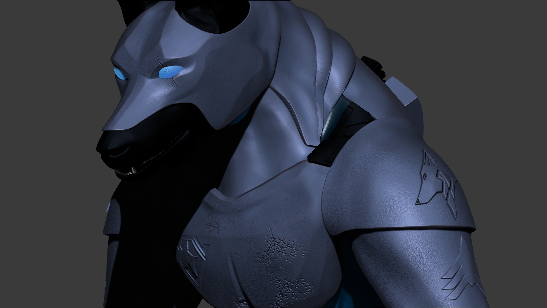 Armored Werewolf in Zbrush *wip* by Vargulfen on DeviantArt