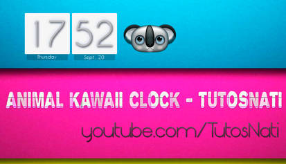 Animal Kawaii Clock - TutosNati