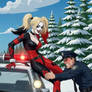 Cop tries to arrest Harley Quinn