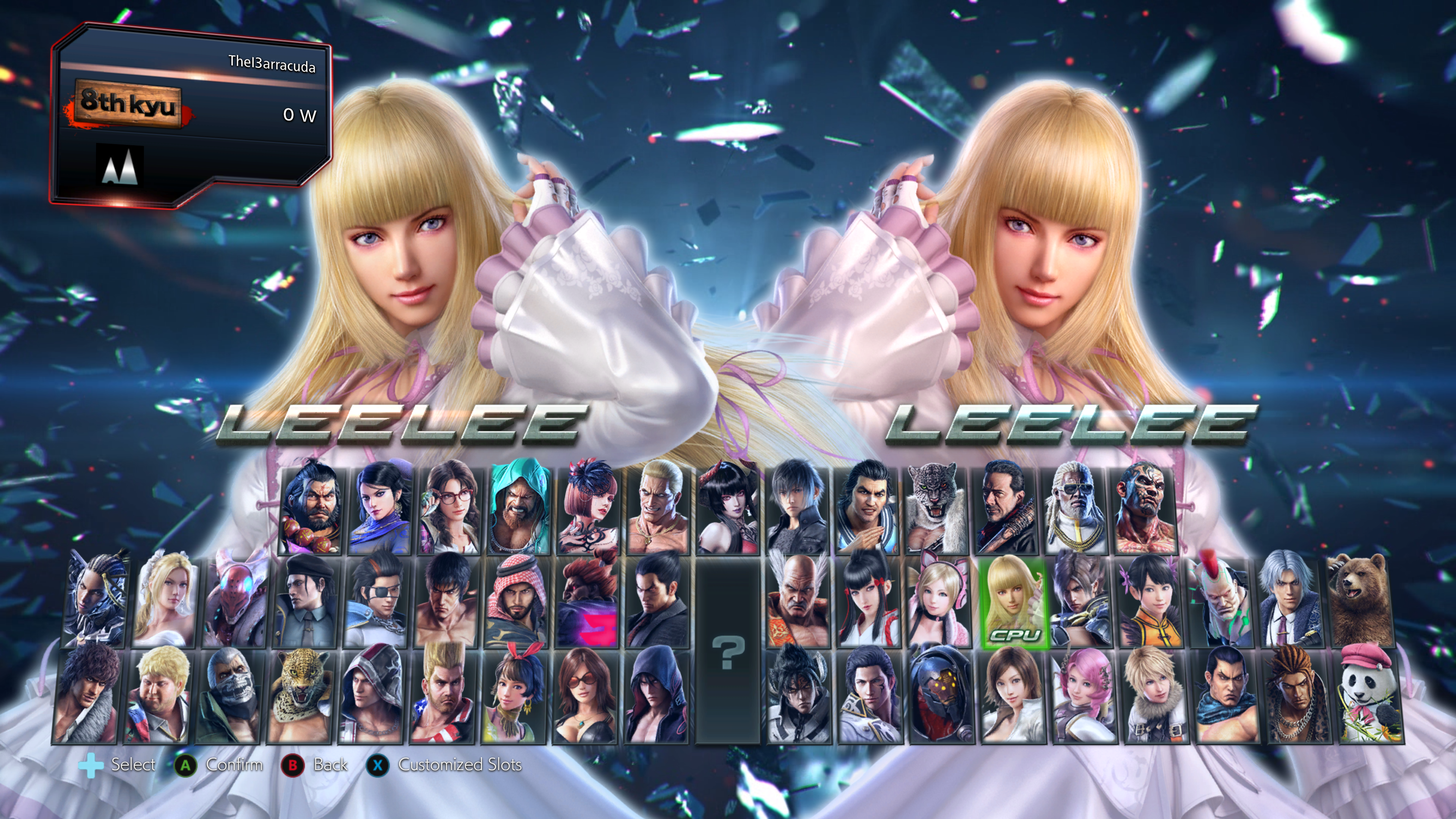 Tekken 5 Style Character Select by TheI3arracuda on DeviantArt