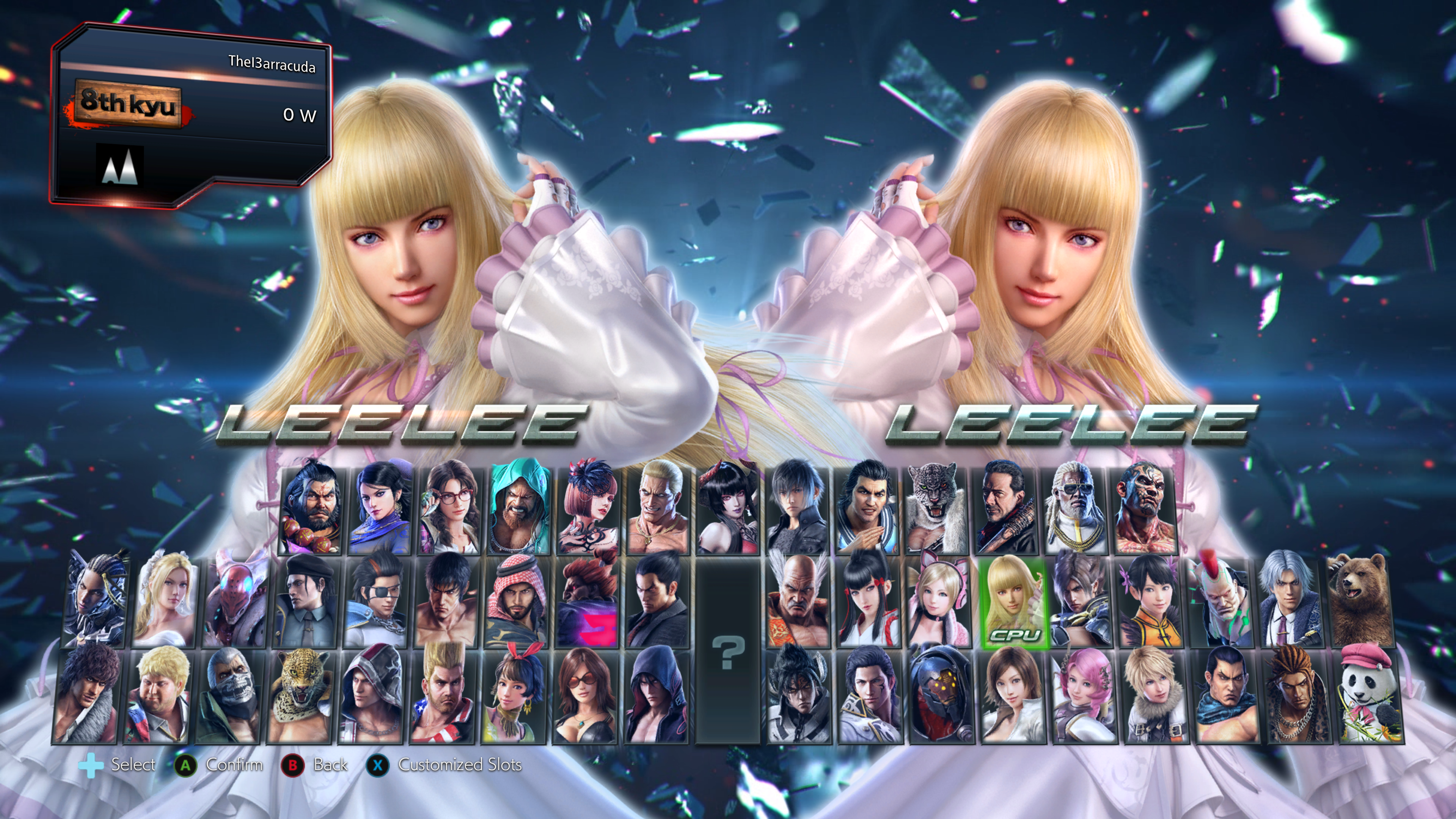 TekkenMods - Tekken 4 Style Character Select X