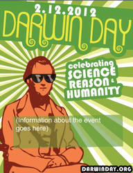 Darwin Day Flyer template