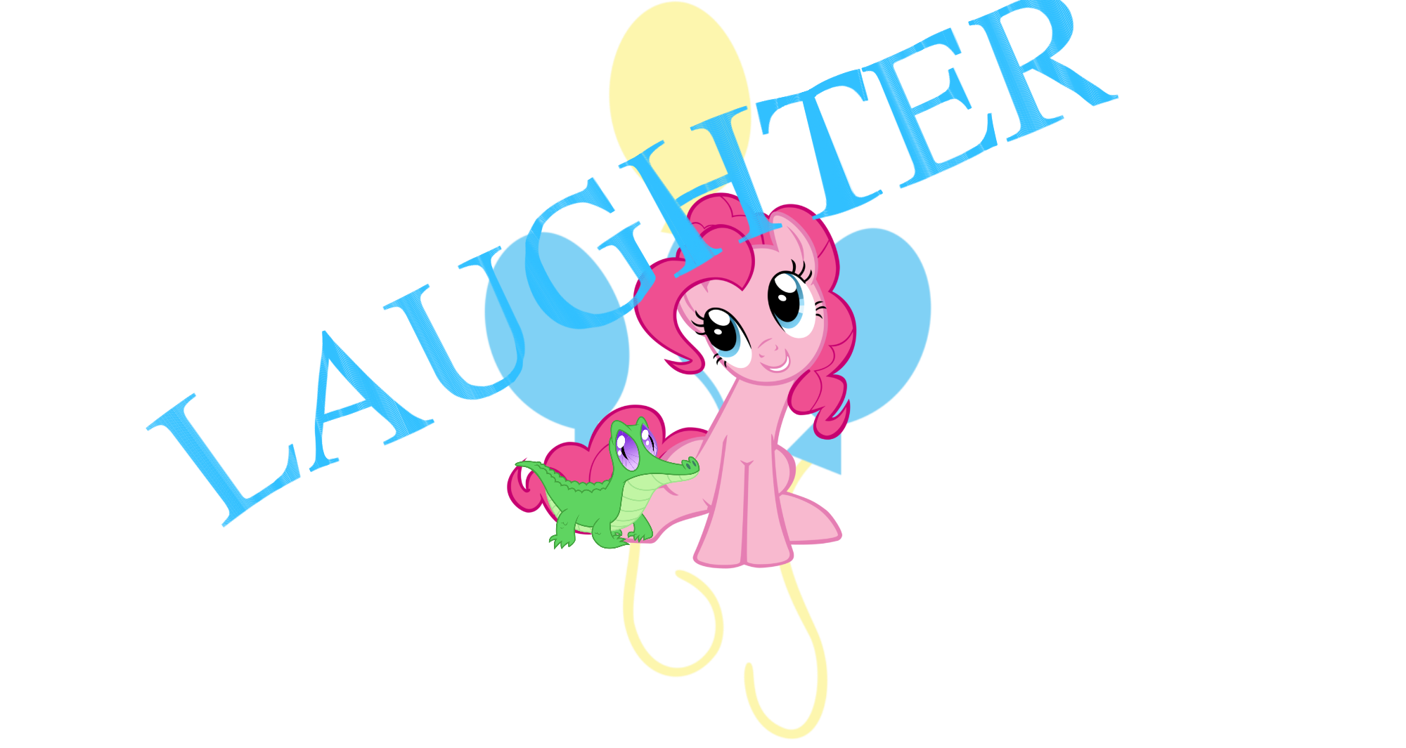 Pinkie Pie And Gummy by BurningFlameMLP on DeviantArt