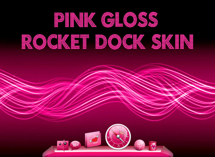 Pink Gloss Dock Skin