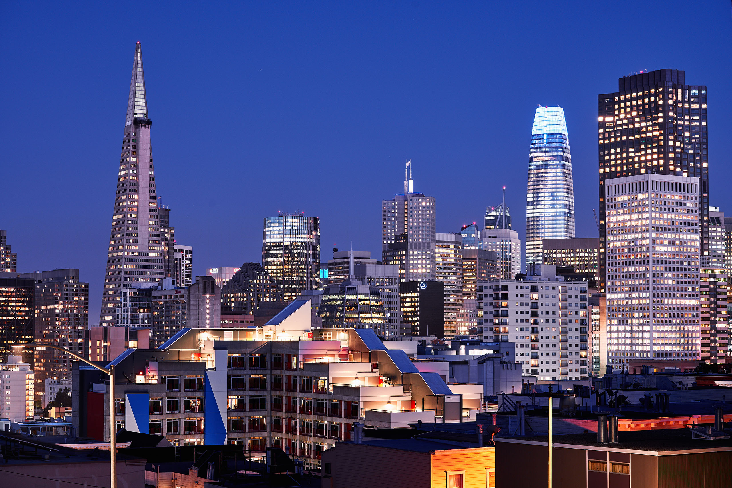 San Francisco at Dusk Wallpaper