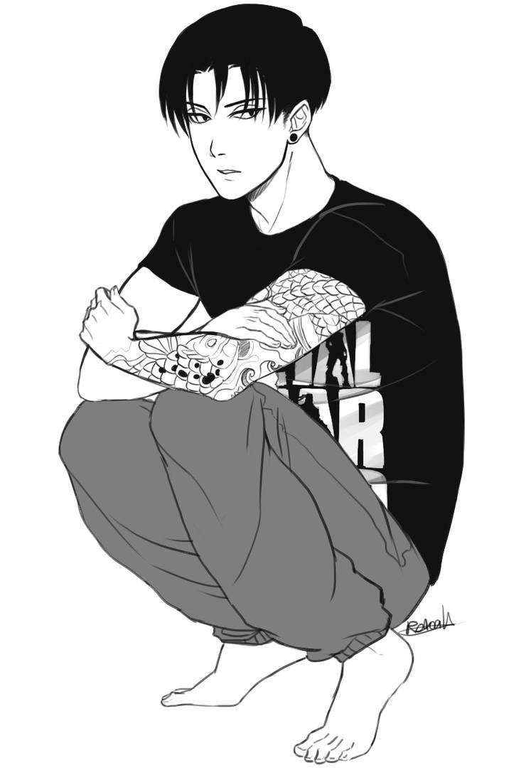 >Test Week Punk Levi X Tall Reader Au By Thenobodyofasoldier On Deviantart