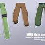 MMD male cargo pants pack+DL