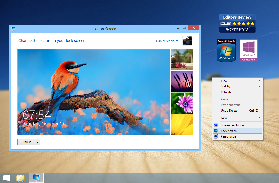 Logon Screen