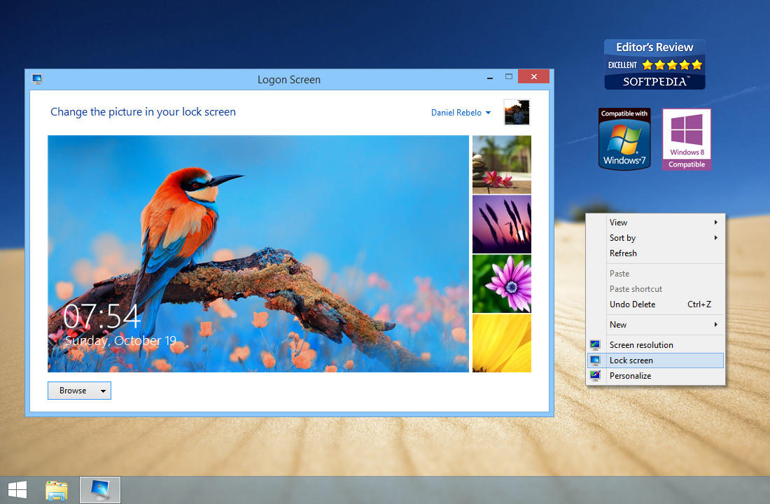 Logon Screen