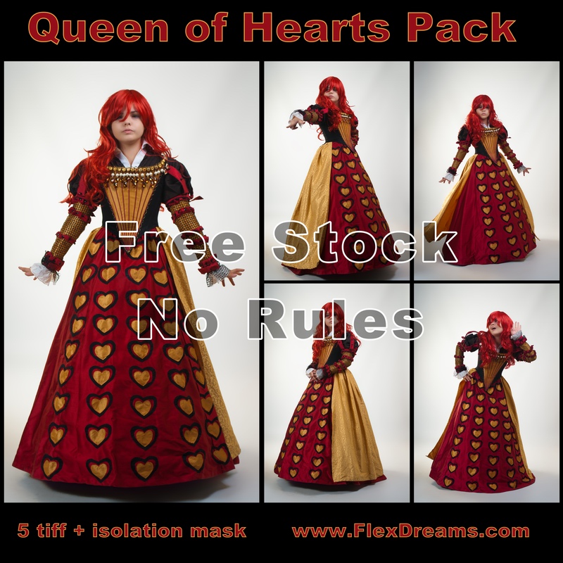 Queen of Hearts Free Stock Pack