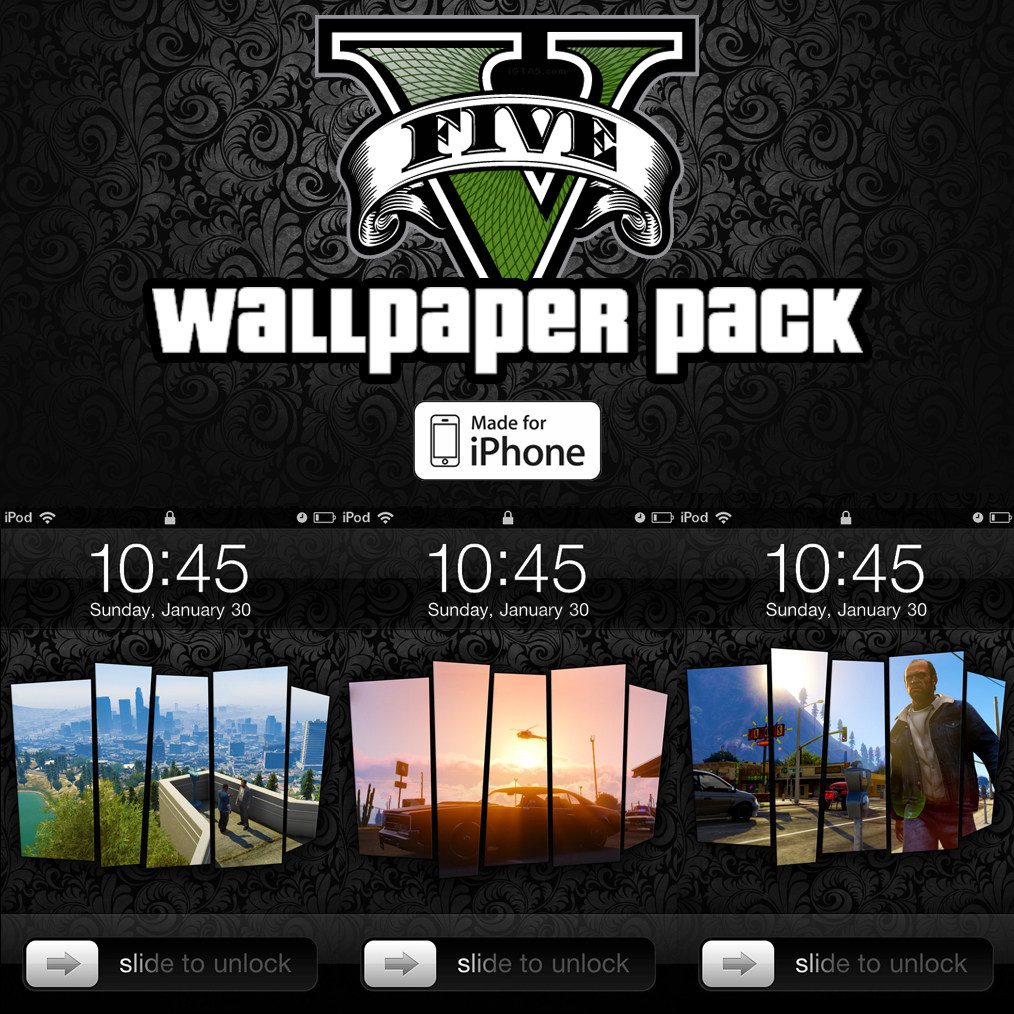 49x Grand Theft Auto V Wallpapers (iPhone) by xDaftPunk on DeviantArt