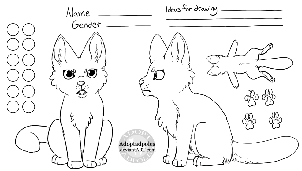 Simple Reference Template .PSD DOWNLOAD by Adoptadpoles on DeviantArt