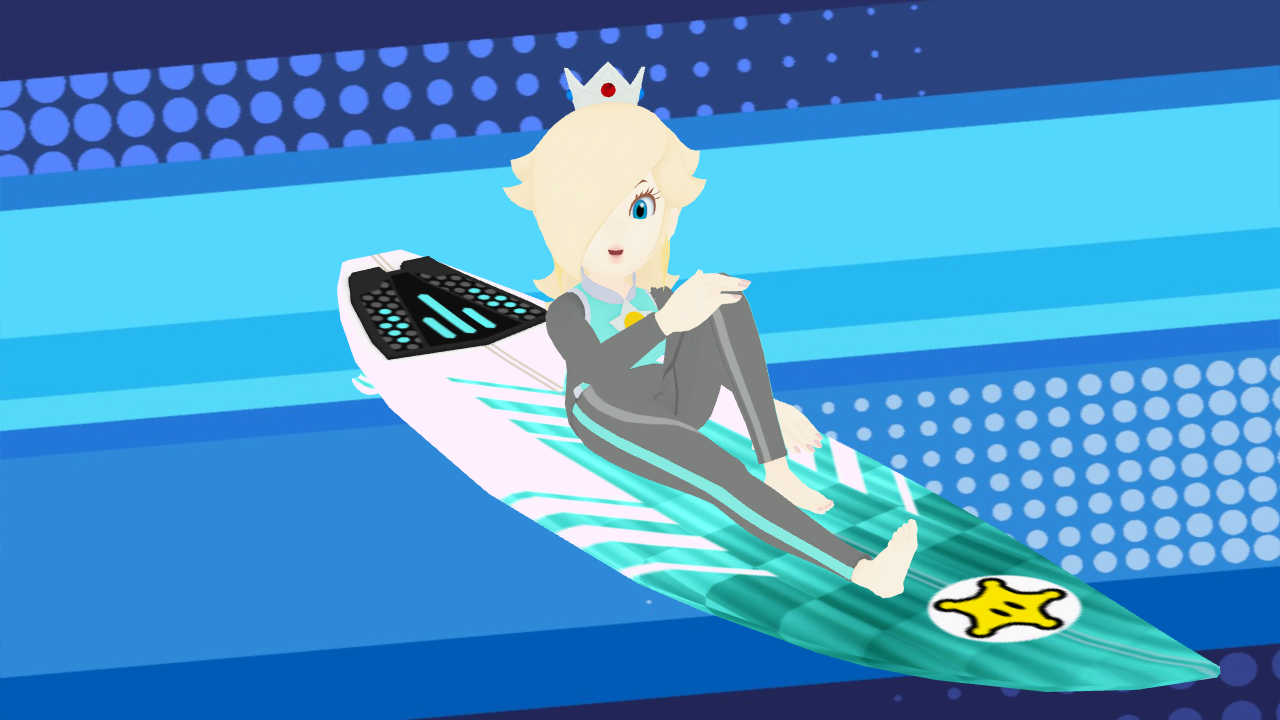 (MMD DL) Princess Rosalina (Surfing) by kirliateam on DeviantArt