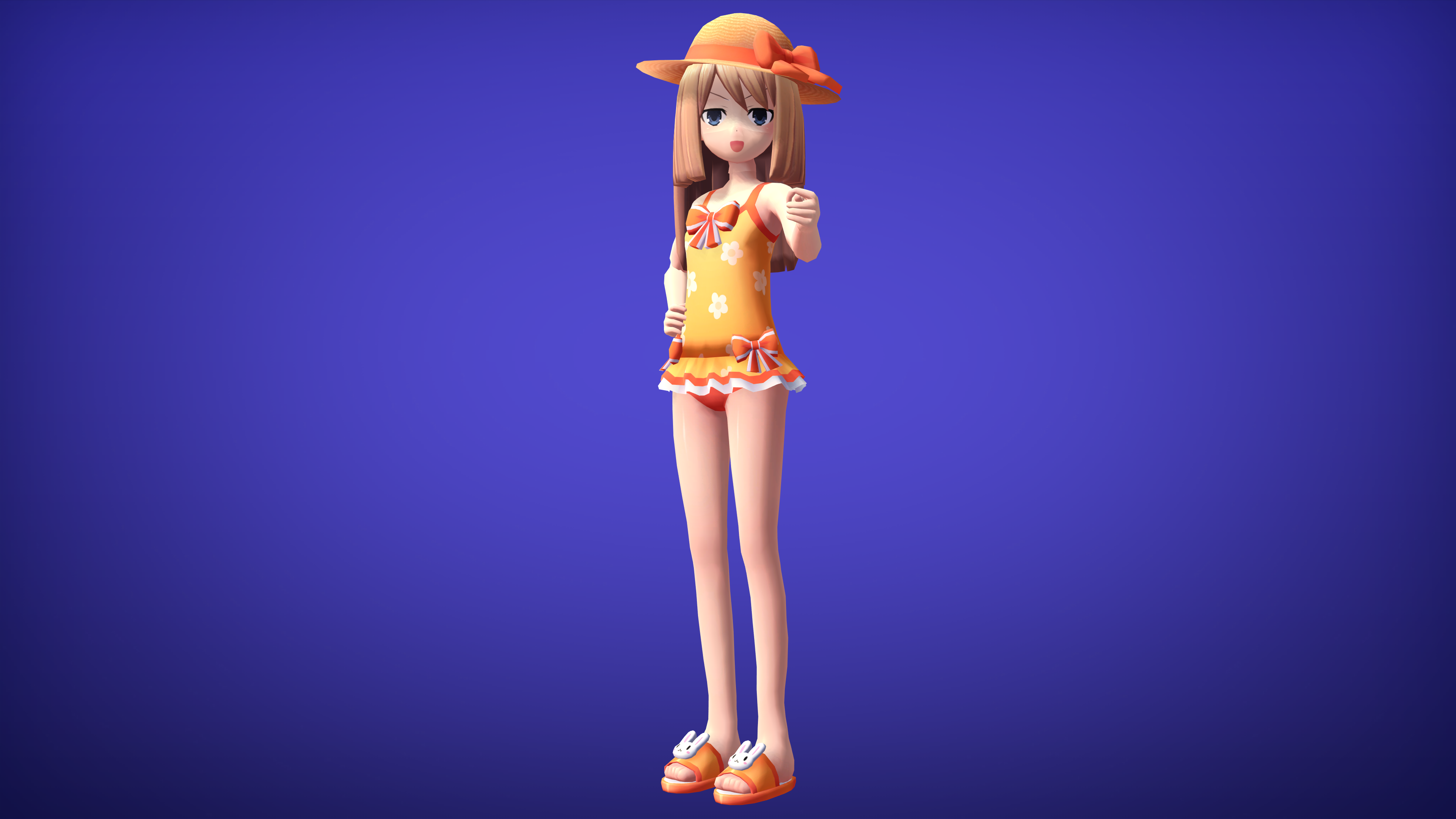MMD DL) HDN ReB1-3 - Ram (swimsuit) (PC) by kirliateam on DeviantArt