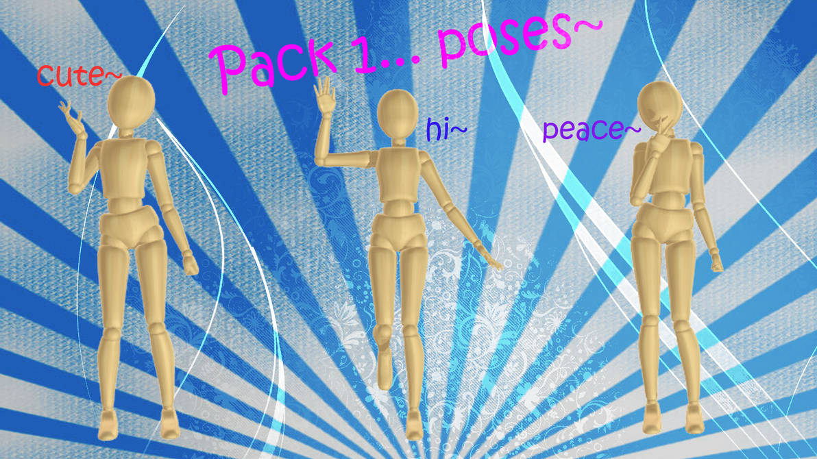 MMD Pack 1 poses~ by Xxandou-chanxX on DeviantArt