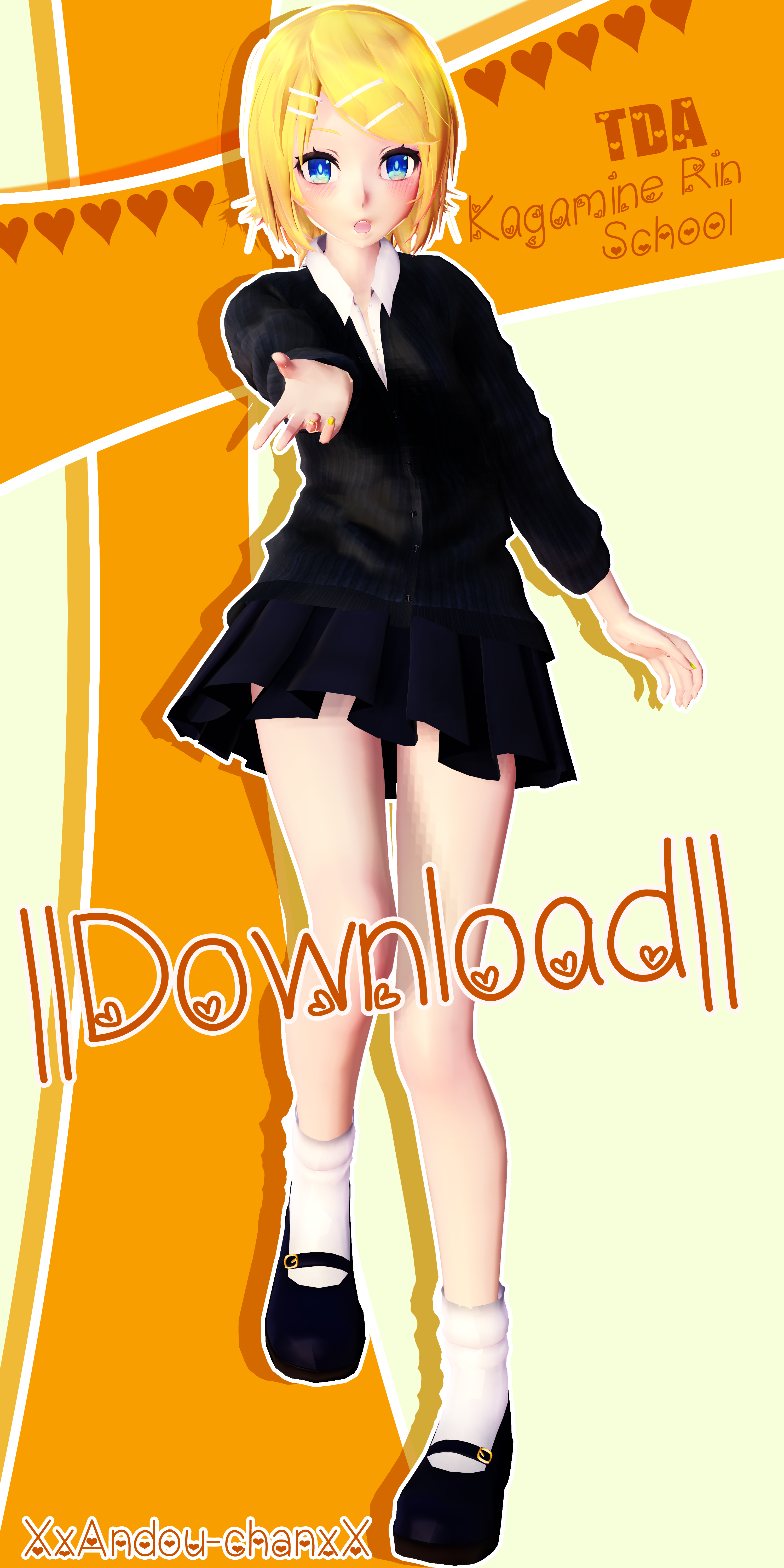 |TDA Rin School DOWNLOAD|Thanks for 40 Watchers!!