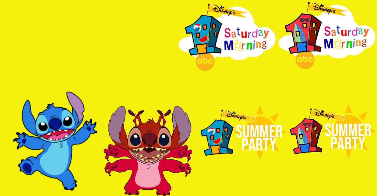 Leroy and Stitch host One Saturday Morning by hamursh on DeviantArt