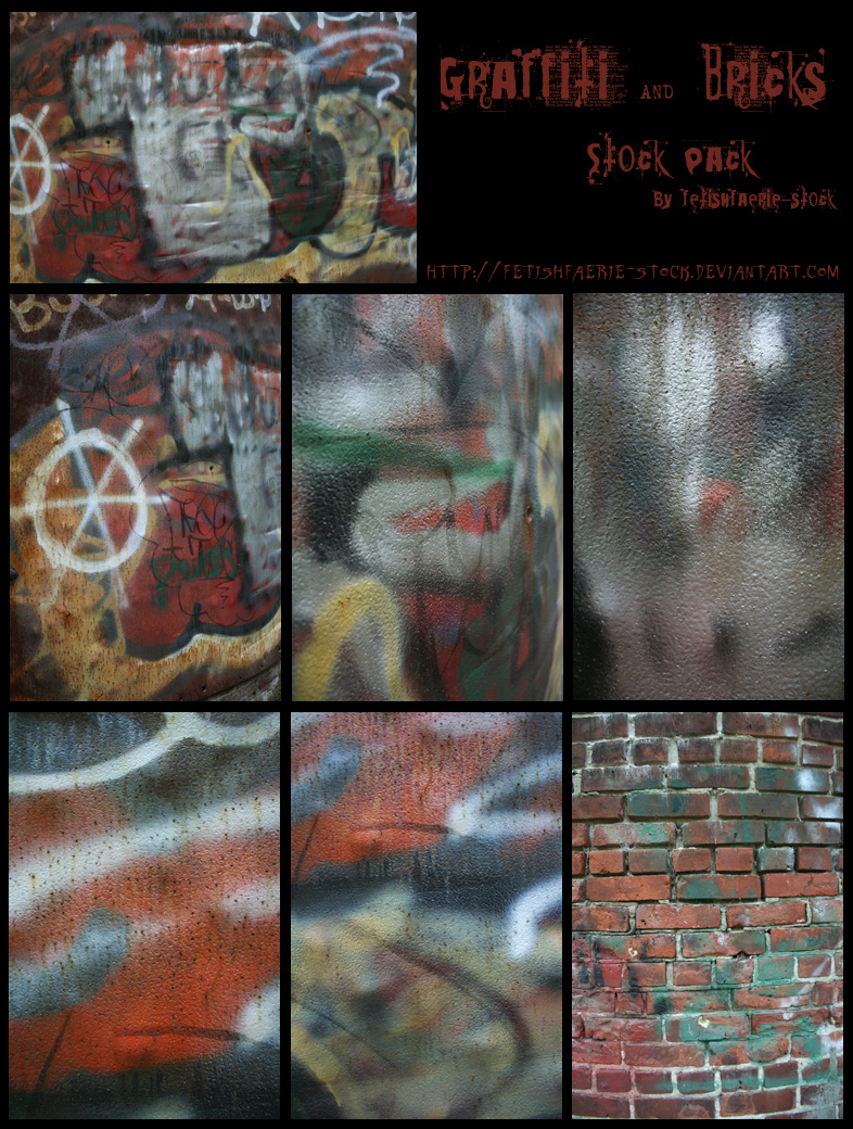 Graffiti and Bricks Stock Pack
