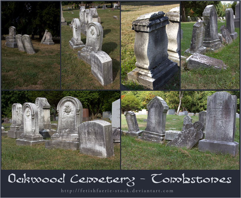 Oakwood Tombstones by fetishfaeriestock on DeviantArt