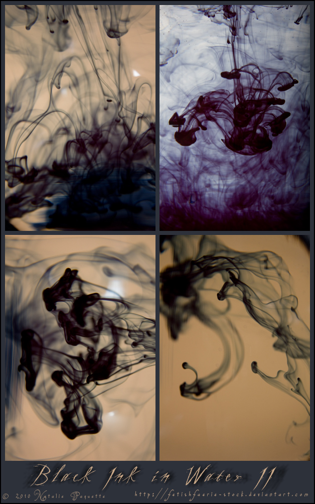 Black Ink in Water II
