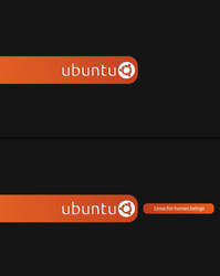 Ubuntu minimal dark WP