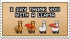 Llama Stamp