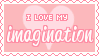 Love imagination stamp