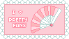 Pretty Fan Stamp by Mel-Rosey