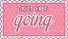 Just Keep Trying Stamp by Mel-Rosey