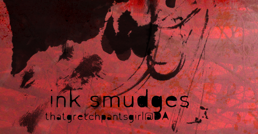 ink smudge brushes by thatgretchpantsgirl on DeviantArt